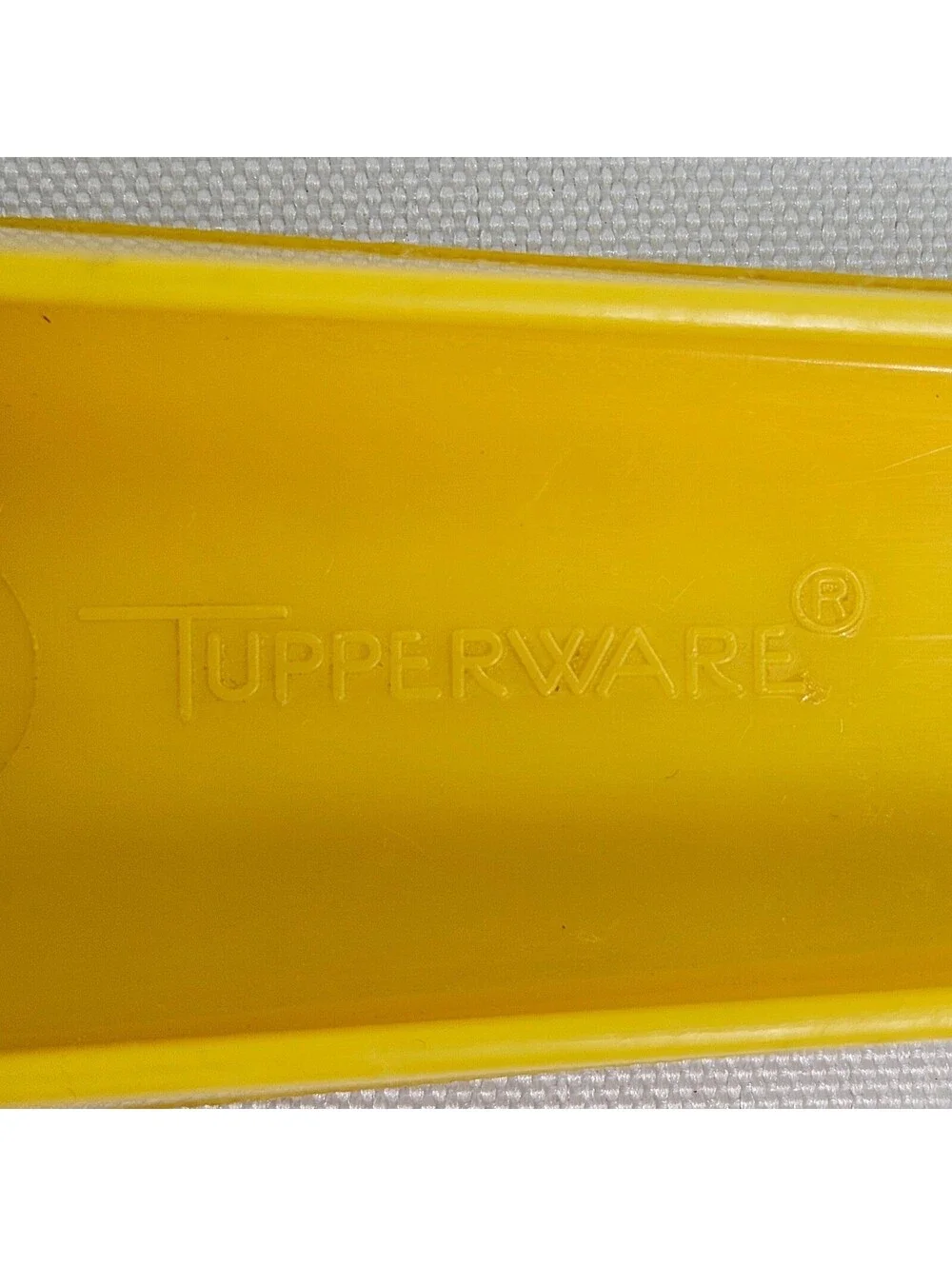 Vintage Tupperware Yellow Colander Strainer Long Handle 13.5 Inch 152-4 Retro